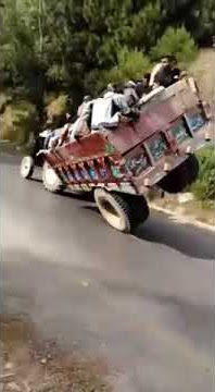 tractor-trolley of coming from Bhimber at Six turn an accident in which the tractor can be over sped