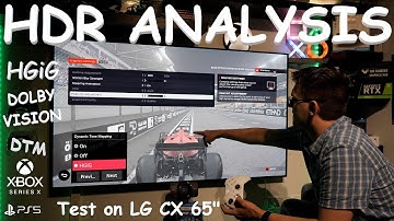 F1 2021 Formula One - HDR Settings - PS5 / Xbox - HGiG / Dolby Vision / DTM