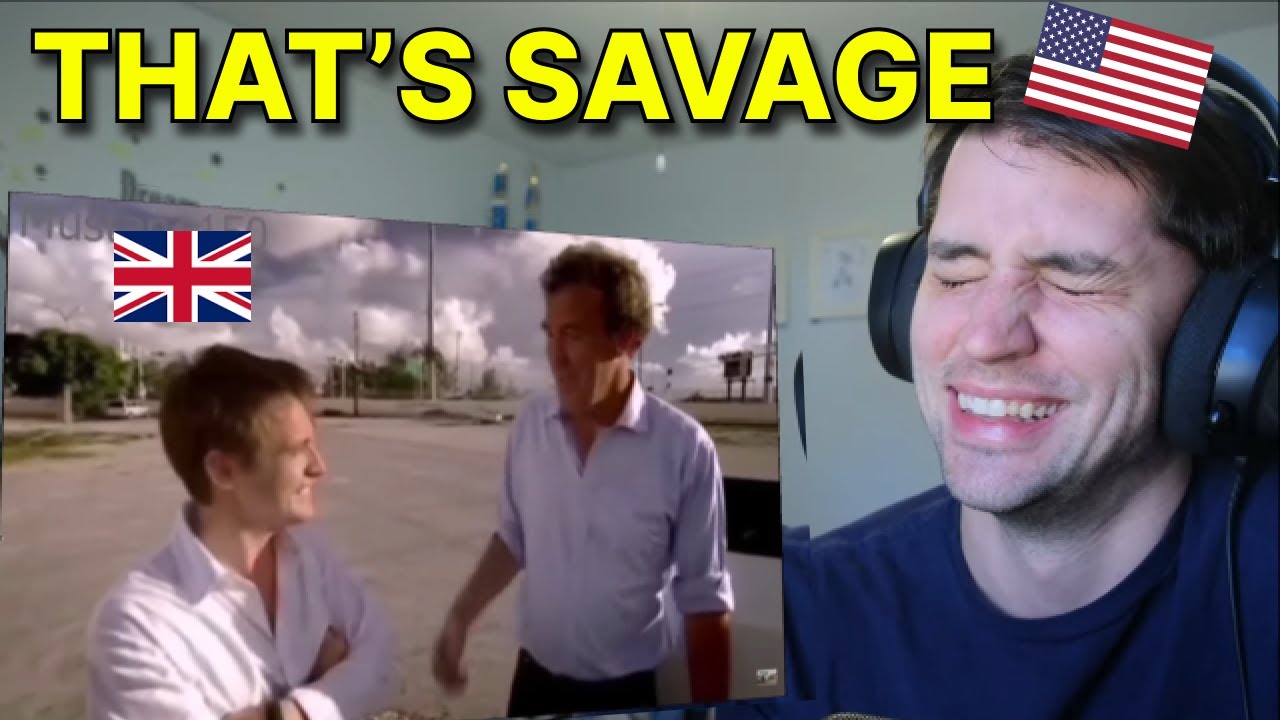 Американец реагирует на подборку высмеиваний американцев Кларксоном