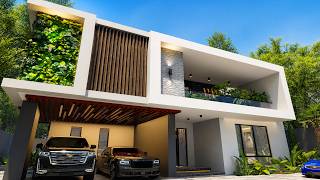 4-Bedroom Luxury Home Design on 1 Plot