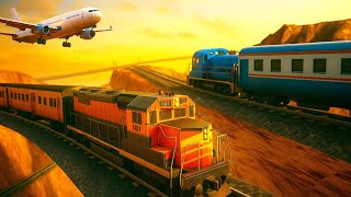 Train Simulator Uphill Drive - Tinyman Flight Train Driving - Train Game - Gameplay #309 screenshot 1