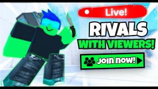 ⭐FREE SKINCASE AT 2250!⭐🔴Roblox Rivals With Viewers!┃1v1s And Hide N Seek!🔴