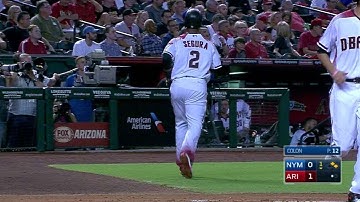 NYM@ARI: Lamb opens scoring with a single to center