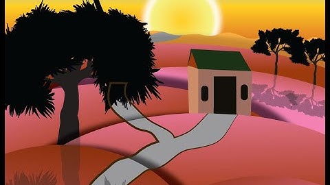 Adobe Illustrator Tutorial | Sunset Vector Illustration Tutorial for Beginners