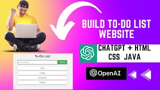 To-do list website development using #ChatGPT | #chatgpt auto develops a website 1 Minute #openai