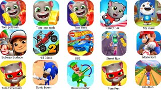 Tom Hero, Tom Friends, Mario Kart, Subway Surf , Hill Climb racing Max Update  All Gameplay PART-07 screenshot 4