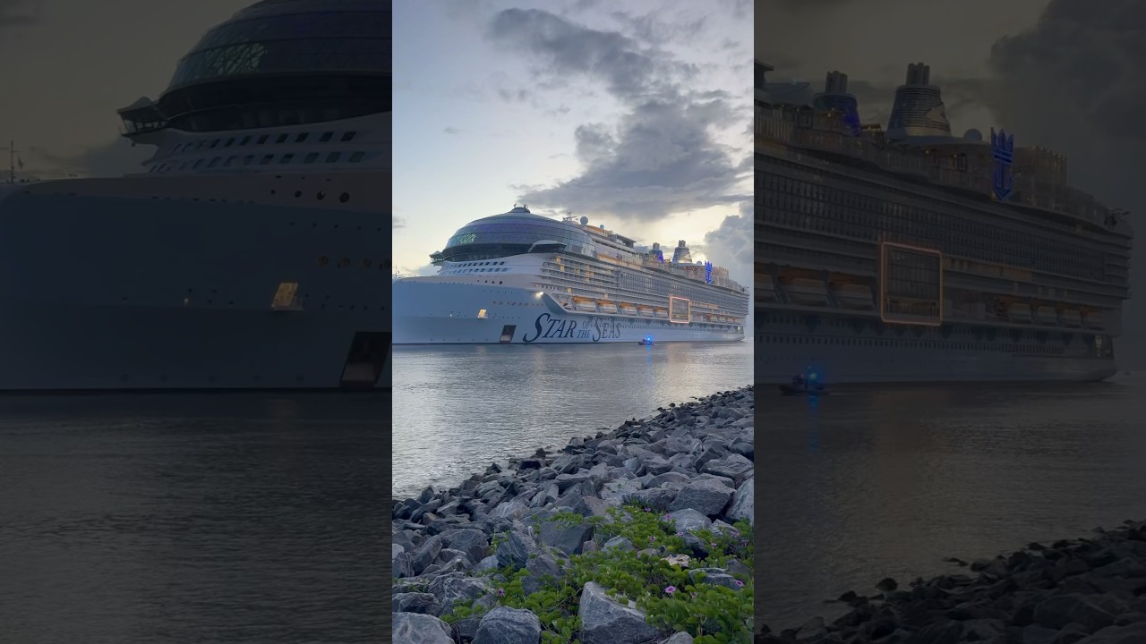 Star of the Seas arriving in Port Canaveral! 