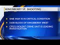 Columbus police are investigating a shooting that left one person in critical condition