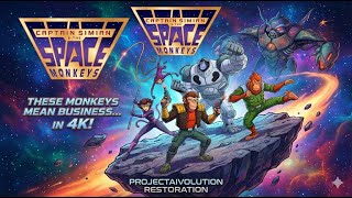 Captain Simian & The Space Monkeys - S1.E5 ∙ Gorilla My Dreams - AI Upscaled 4K UHD 60FPS
