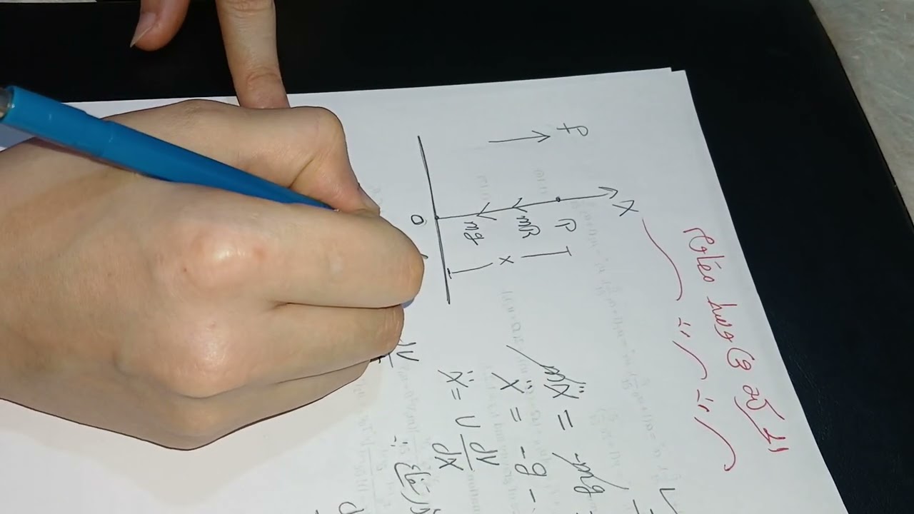 الحركة في وسط مقاوم(الجزء الأول)