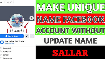 How To Create Unique Name Facebook Account Without Update Name 2020 | Invalid Name FB Account | 2020