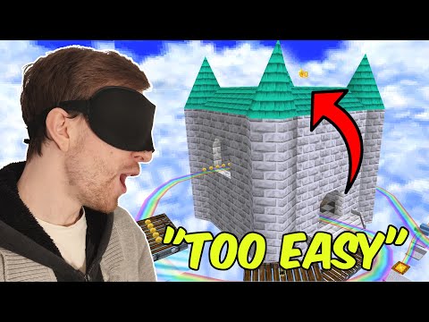 I got CARPETLESS BLINDFOLDED Three Times in a Row in SM64