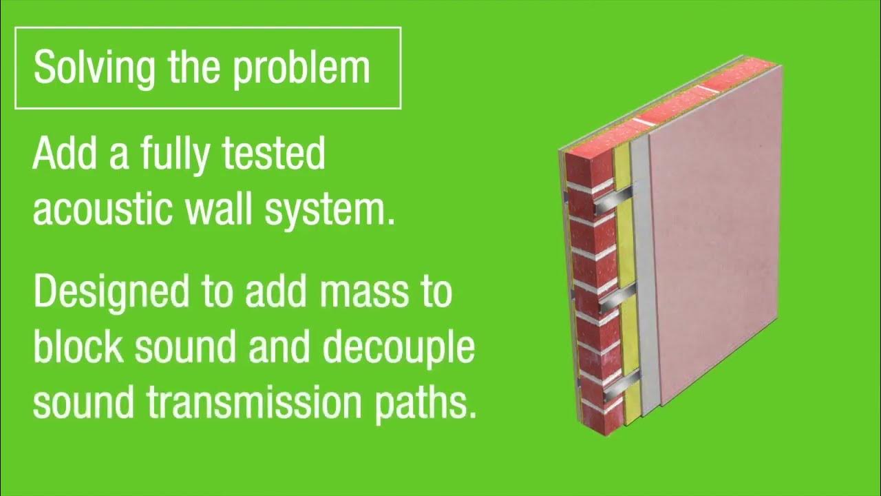 How to soundproof a party wall YouTube