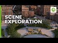 Using Vantage for scene exploration