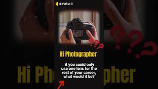 Hi Photographer,if you could only use one lens for the rest of your career, what would it be?
Hi photographer,if you could only use one lens for the rest of your career, what would it be?
##photographer #photographymeme #photographyermeme #photographychallenge #photographerlife #evotoai #evoto Hi Photographer,if you could only use one lens for the rest of your career, what would it be?