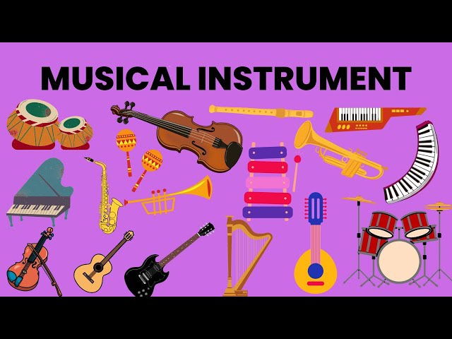 Vocabulary Tutorial - Musical Instruments For Kids