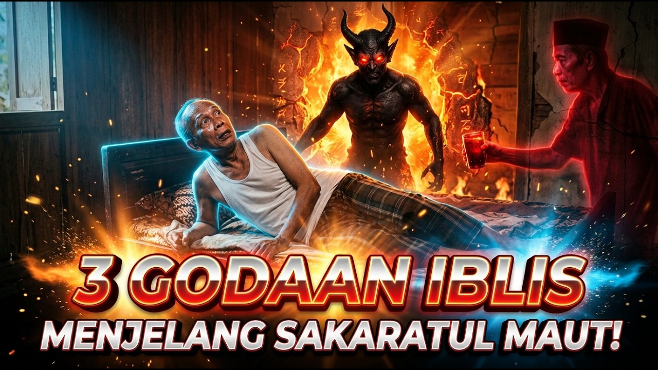 Detik-Detik Sakaratul Maut‼️ 3 Gangguan Syaitan Saat Nyawa Sudah di Kerongkongan!