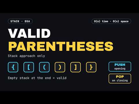 Valid Parentheses | Stack Approach | LeetCode 20