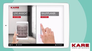 KARE Room Designer App – Insert KARE products into a virtual room (VR) Tutorial - German