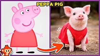 🐷 QUIZ DE PEPPA PIG | 🔊 ADIVINHE PELA VOZ | Como seria na VIDA REAL #quiz #macaquiz