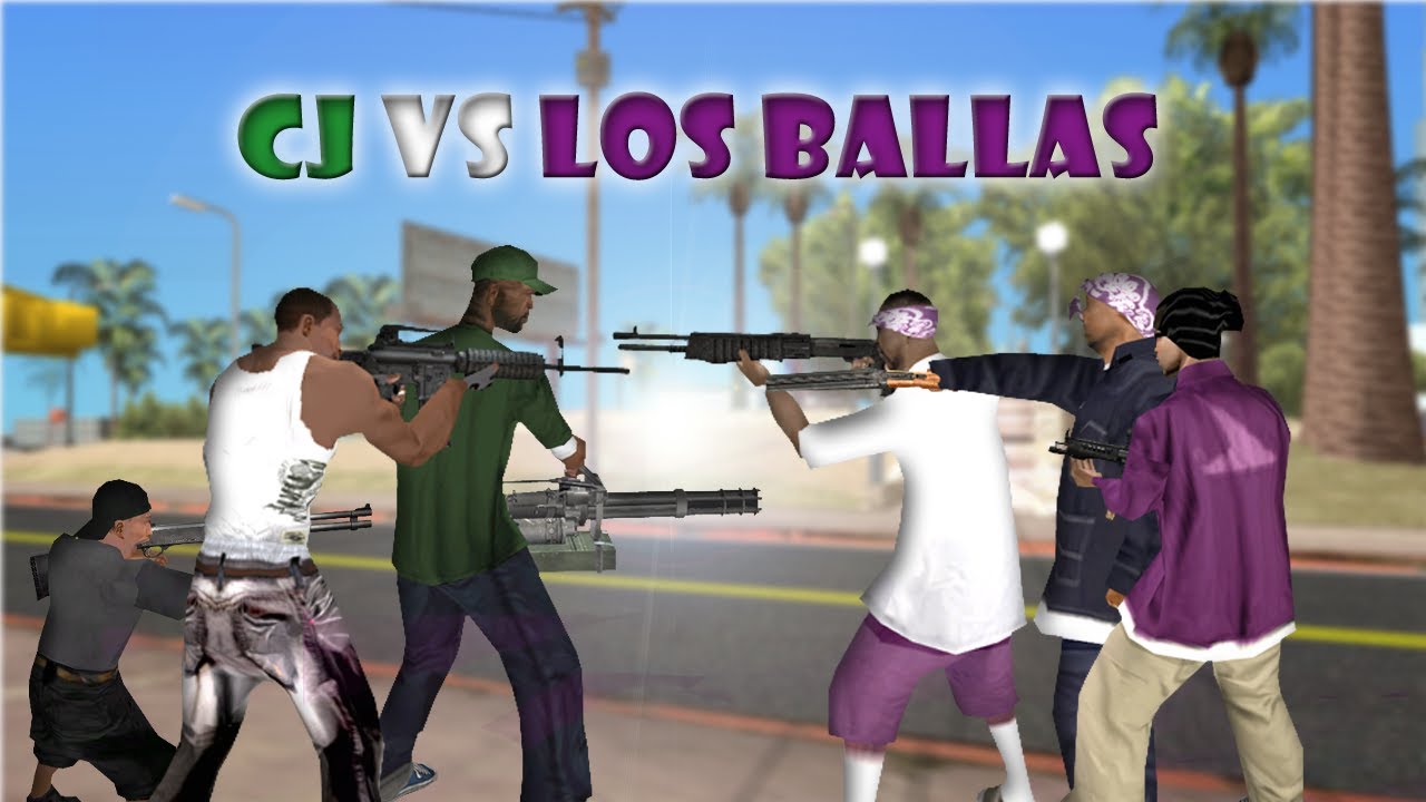 GTA San Andreas - CJ vs Los Ballas