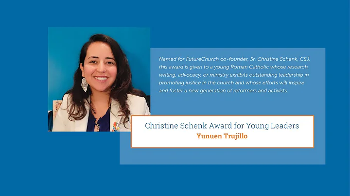 Yunuen Trujillo Accepts the 2022 Christine Schenk ...