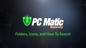 Computer Basics: Windows Folders, Icons and How to Search