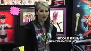 Pin-up Artist/Illustrator Nicole Brune @ BigWow Comicfest!
