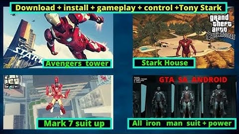 IRON MAN HOUSE AND ARMOR MOD FOR GTA SANANDREAS ANDROID |#trending #chamath_gaming