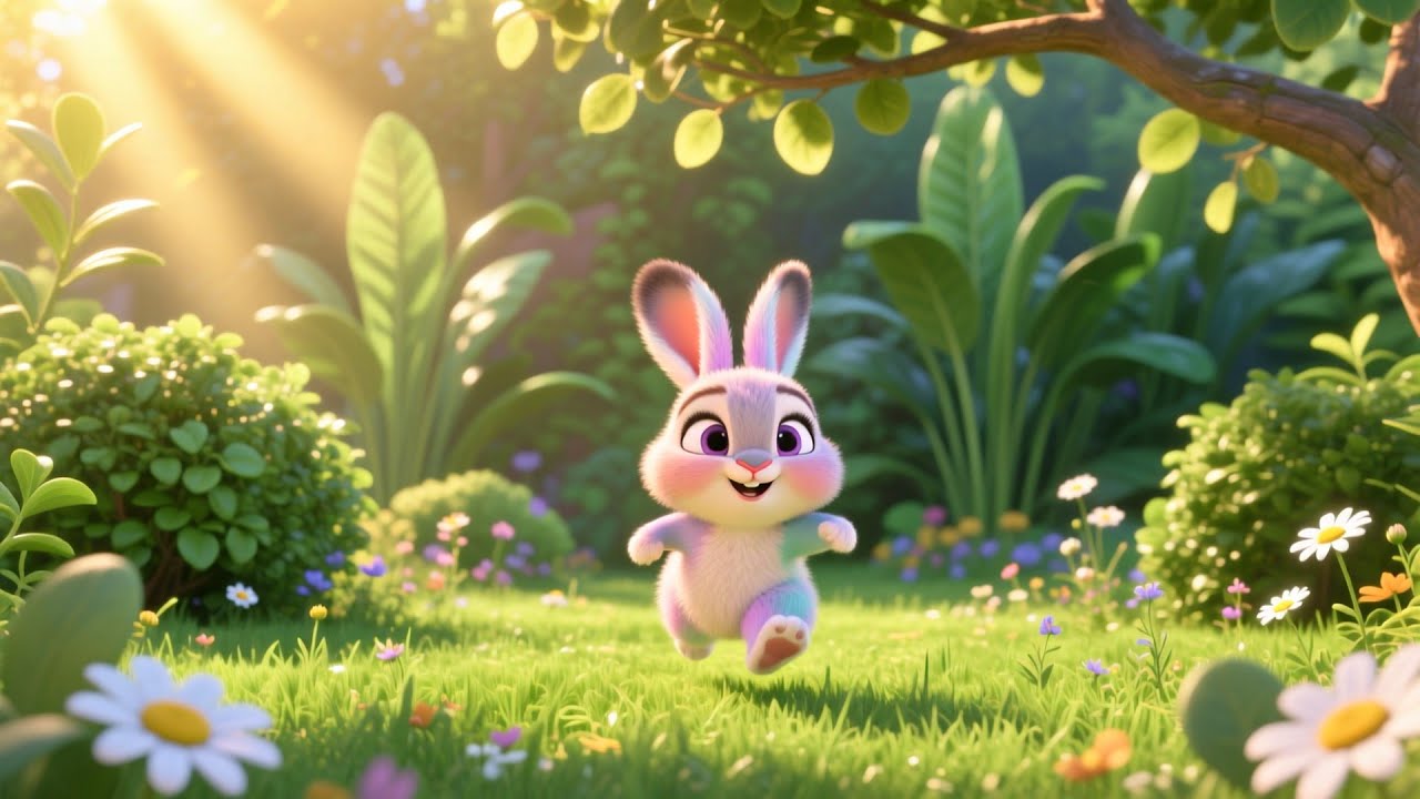 Little Bunny Hop Hop Song | Cute Bunny Dance Rhyme for Kids | Nursery ...
