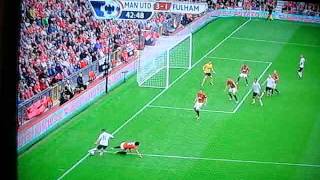 Amazing save by De Gea vs. Fulham Londym