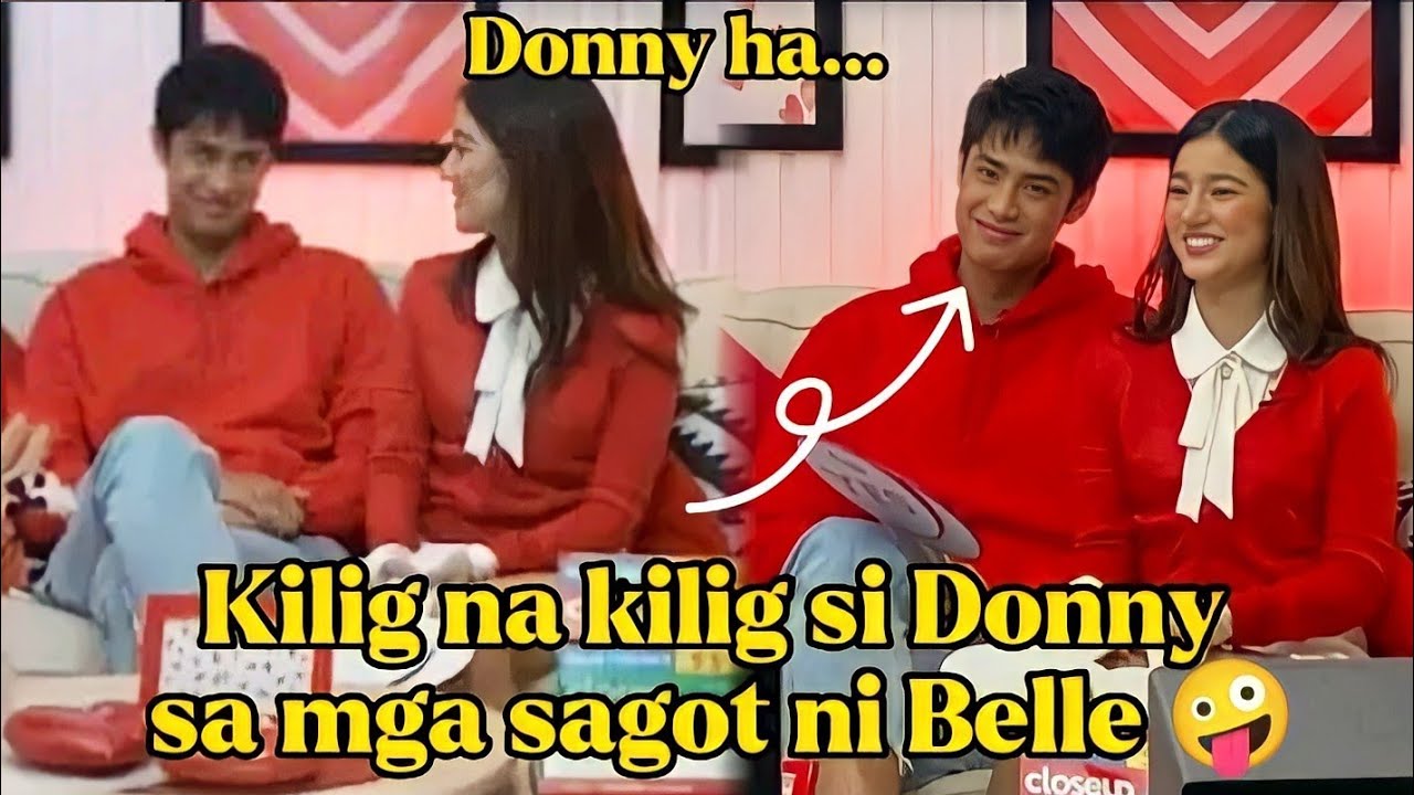 Donbelle latest live, hindi mapigilan ni Donny na kiligin sa mga sagot ni Belle