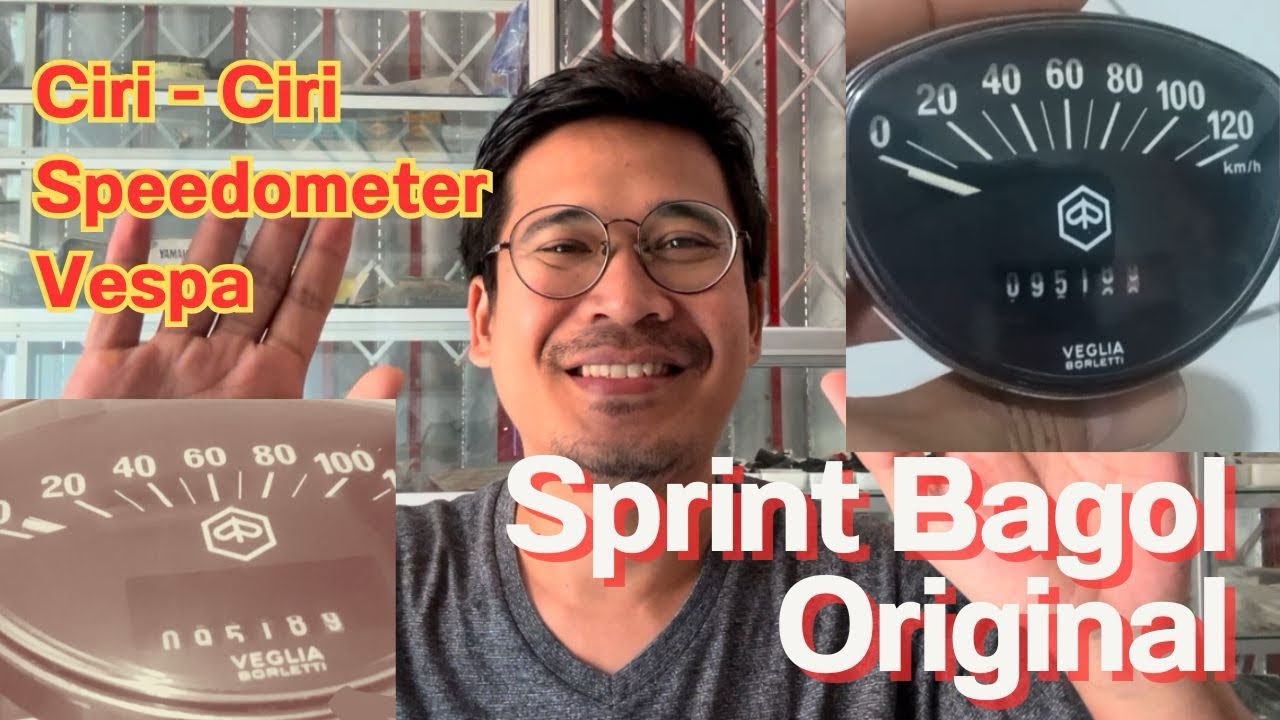 Ciri Speedometer Vespa Sprint Bagol Atau Sprint Veloce 