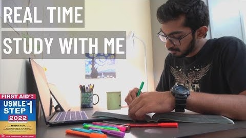 Study With Me For The USMLE Step 1 Exam | Study With Me No Music | MBBS Intern