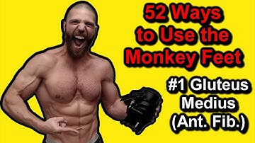 Strengthening Exercise for the GLUTEUS MEDIUS Muscle | 52 Ways to Use the MONKEY FEET