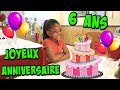 Vlog  maellia a 6 ans la journee danniversaire vlog famille maman solo