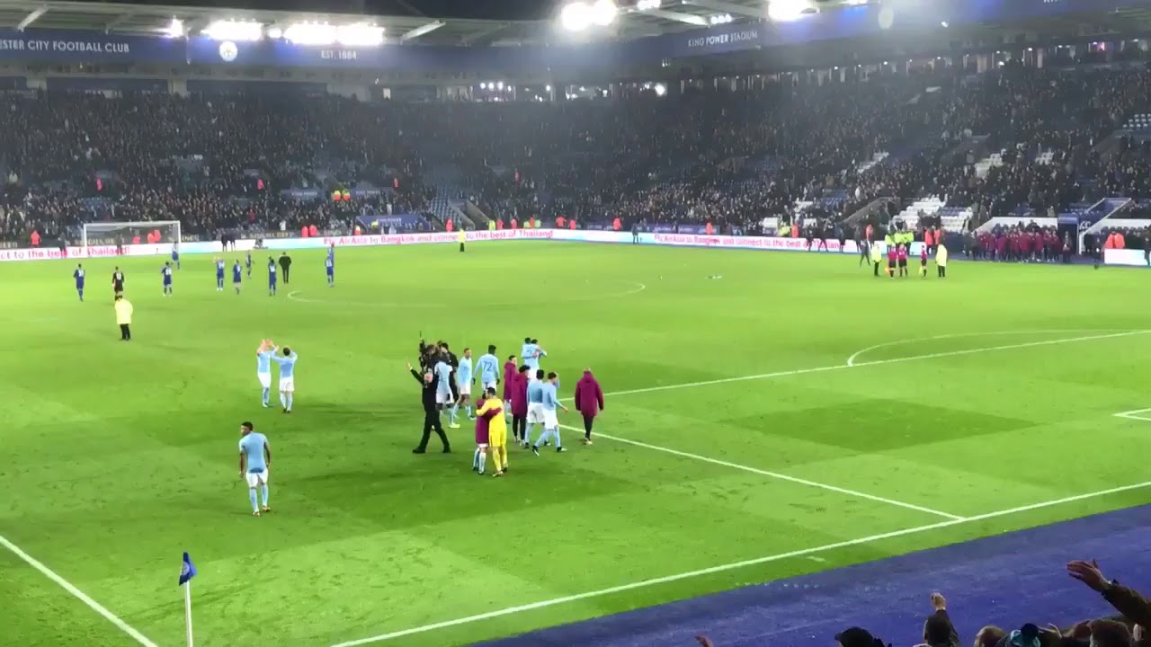 Pep Guardiola Joining In With We've Got Guardiola Song Vs Leicester City Away