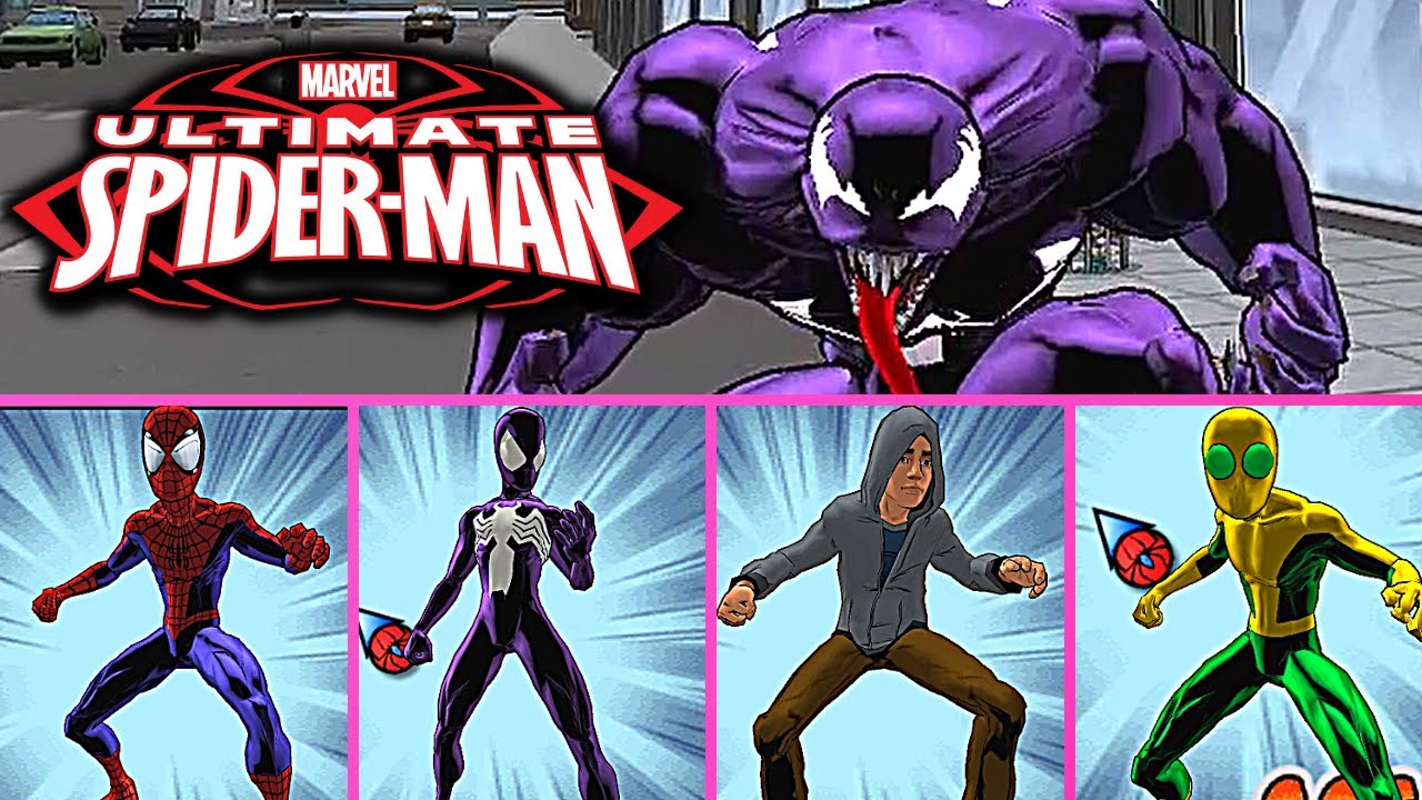 Total 99+ imagen ultimate spiderman juego trajes