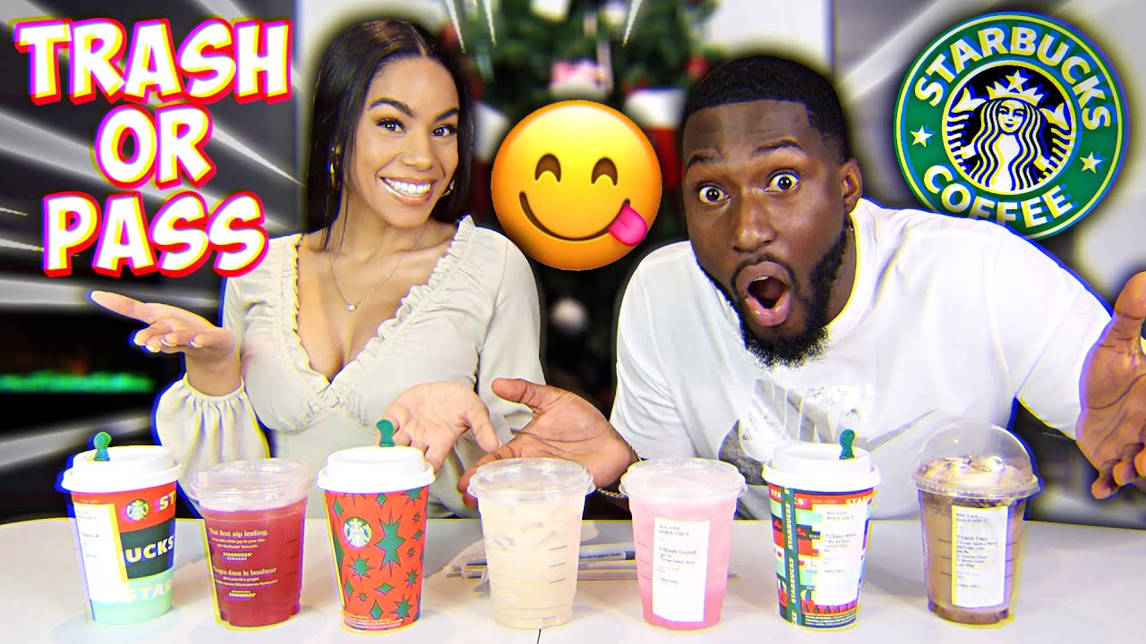 Trying Our Subscribers FAVOURITE HOLIDAY STARBUCKS DRINKS! *Secret Menu* 😱🤩