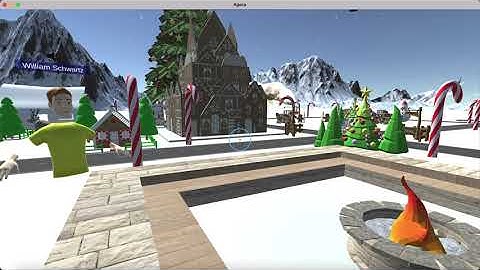 Agora World Holiday 2022 Event (no code metaverse creation platform)