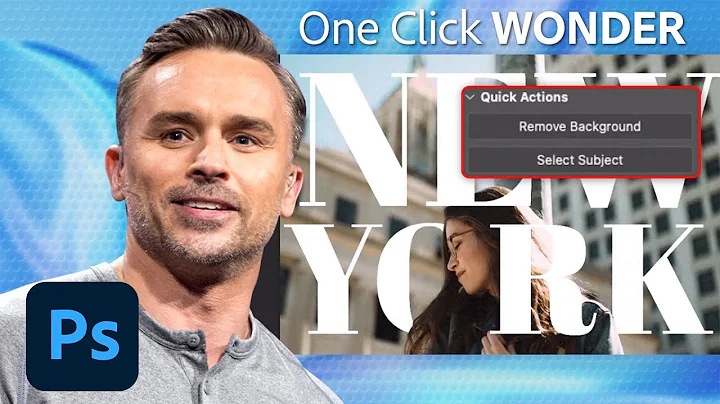 How to Remove Backgrounds in One Click | Adobe Photoshop