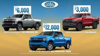 Up to $12,000 OFF a New Silverado 1500 at Cable Dahmer Chevrolet!