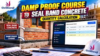How to Calculate Quantity of DPC and Seal Band Concrete | Limitless Construction Automation Software screenshot 3