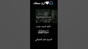 #ماهر_المعيقلي #قران_كريم #تلاوات #قرآن #تلاوة_خاشعة #foryou #اكسبلور #explore