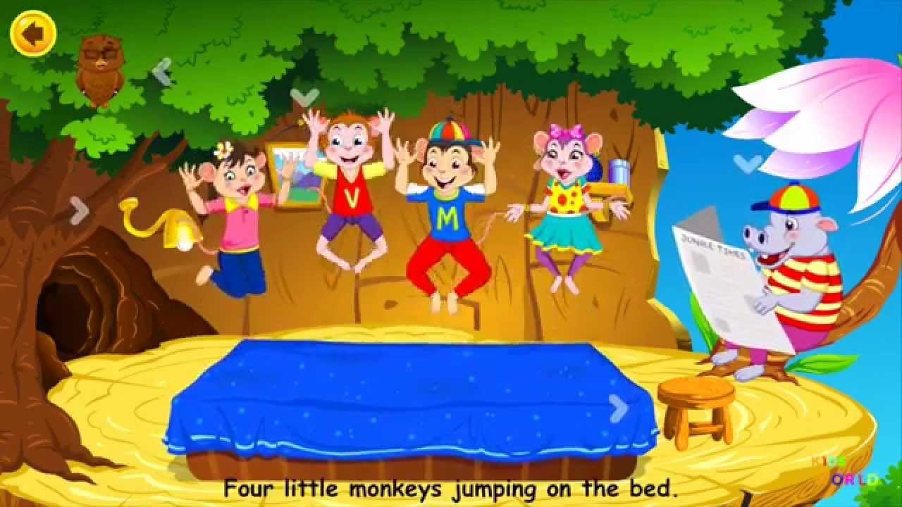 Nursery Rhymes Five Little Monkeys | Best Kids Songs Collection by Kids ...