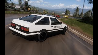 : Forza Horizon 5 When AE86 SWAP the engine(AWD)