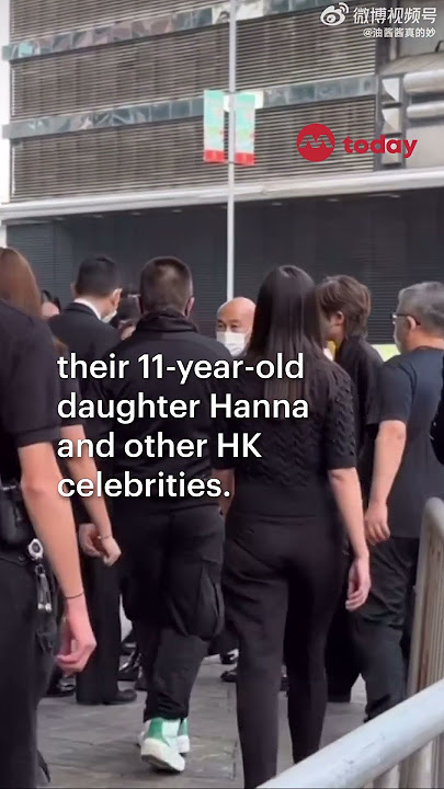 Andy Lau's wife and daughter cause media frenzy at dad's wake