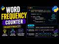 Word Frequency Counter | Python | LeetCode 192