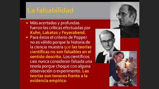 Filosofía de la Ciencia. Tema 2(4)  Los criterios de demarcación 4ª parte