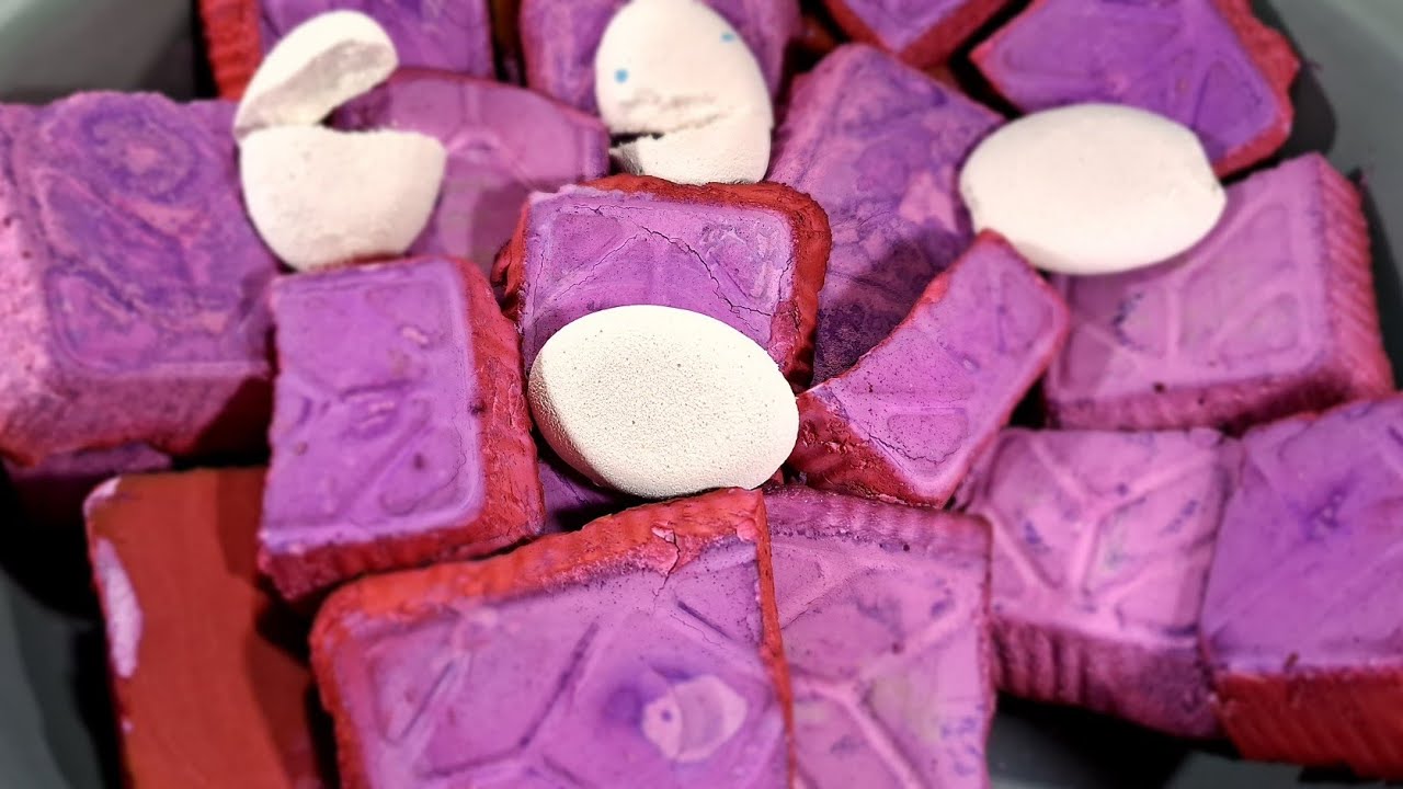 Extremely soft and powdery Purplink reforms 💜💗~ Oddly satisfying video